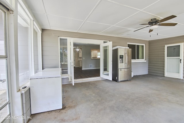 10568 Lake View Rd E, Jacksonville, FL 32225 - view of patio featuring ceiling fan