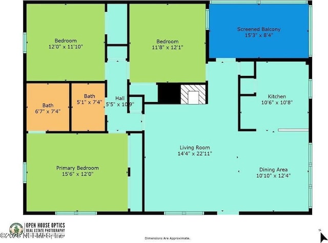 3434 Blanding Blvd Unit 201, Jacksonville, FL 32210 - floor plan