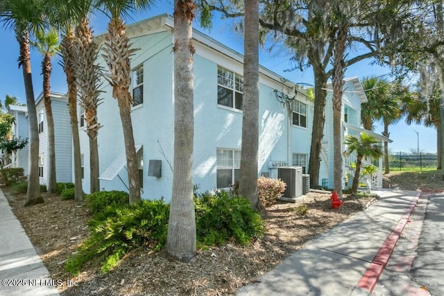3434 Blanding Blvd Unit 201, Jacksonville, FL 32210 - view of side of property featuring stucco siding and central AC unit