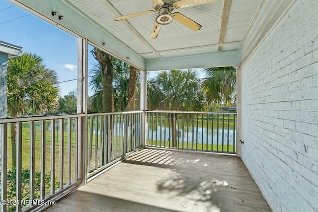 3434 Blanding Blvd Unit 201, Jacksonville, FL 32210 - exterior space featuring a water view and ceiling fan