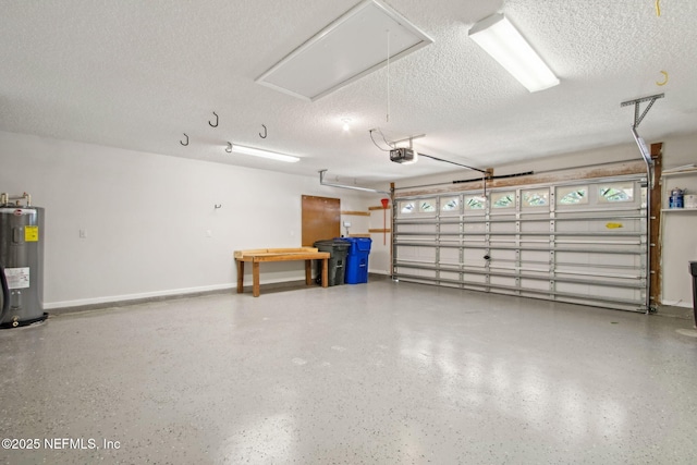 745 Austin Pl, Saint Johns, FL 32259 - garage featuring electric water heater and a garage door opener