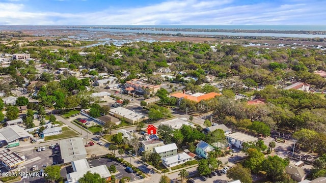 29 Grant St, Saint Augustine, FL 32084 - aerial view of property and surrounding area with nearby suburban area and a nearby body of water