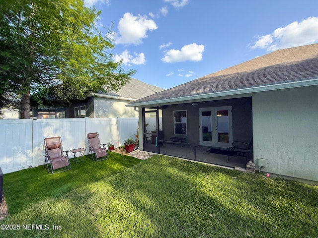 3118 Steeple Pine Ct, Middleburg, FL 32068 - view of yard featuring french doors