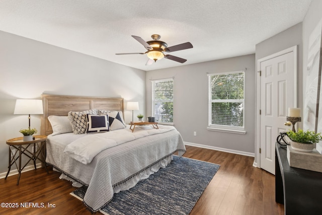 542 Southbranch Dr, Saint Johns, FL 32259 - bedroom featuring baseboards, ceiling fan, and wood finished floors