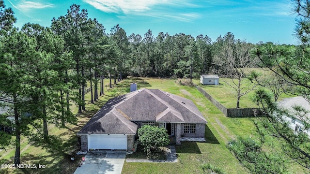 9587 Ford Rd, Bryceville, FL 32009 - drone / aerial view