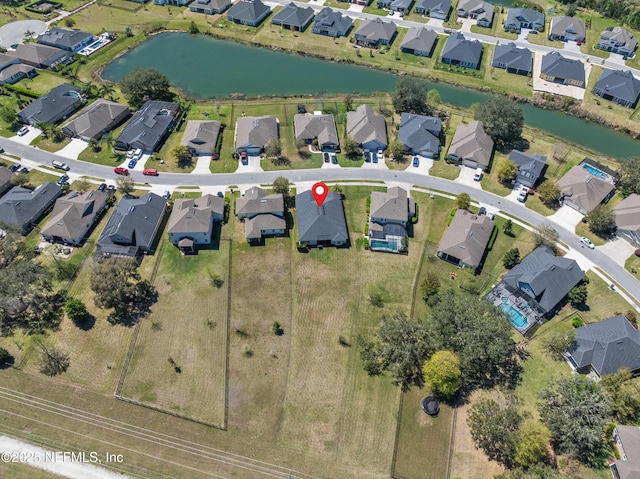 116 Providence Dr, Saint Augustine, FL 32092 - aerial view featuring a water view and a residential view
