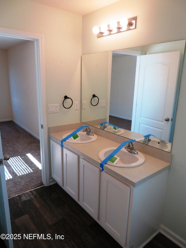 3282 Little Fawn Ln, Green Cove Springs, FL 32043 - bathroom with double vanity and a sink
