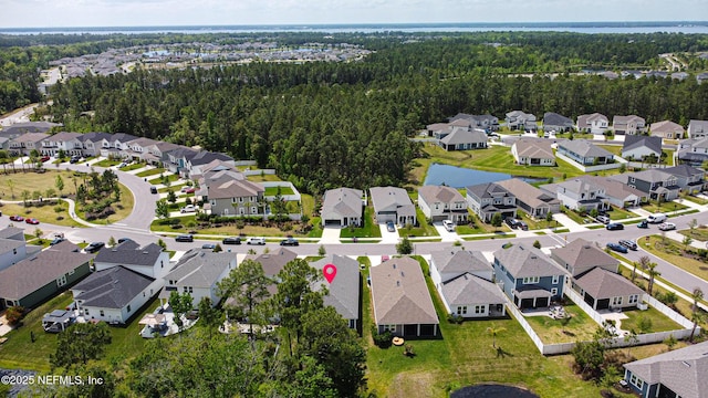 212 Fawnwood St, Saint Johns, FL 32259 - birds eye view of property with a residential view and a water view