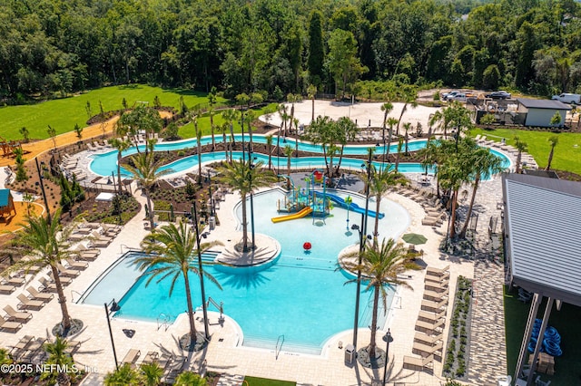 212 Fawnwood St, Saint Johns, FL 32259 - pool with a water play area