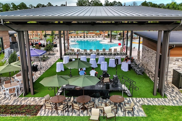 212 Fawnwood St, Saint Johns, FL 32259 - view of patio featuring a community pool