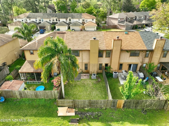 4133 Hidden Branch Dr N, Jacksonville, FL 32257 - aerial view with a residential view