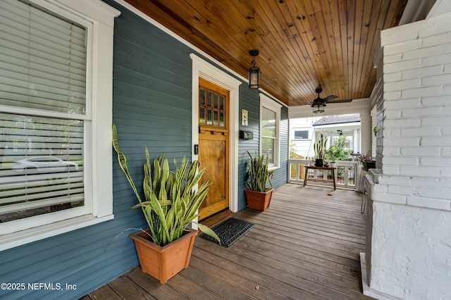 2855 Post St, Jacksonville, FL 32205 - wooden deck featuring covered porch