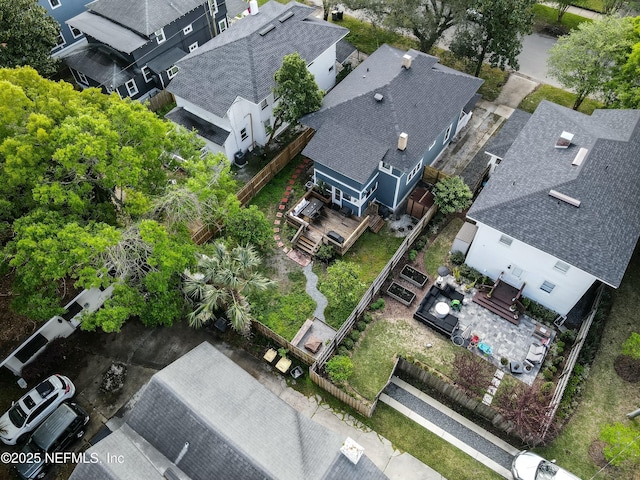 2855 Post St, Jacksonville, FL 32205 - birds eye view of property with a residential view
