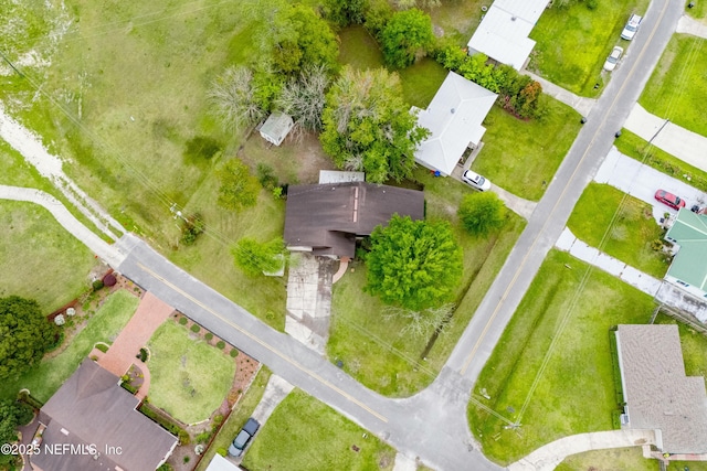 drone / aerial view featuring a residential view