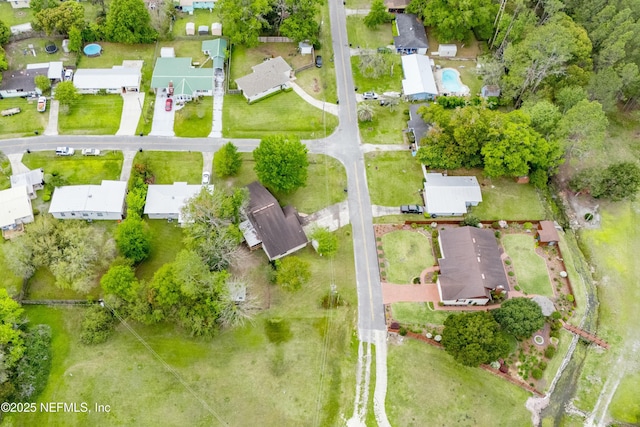 birds eye view of property featuring a residential view