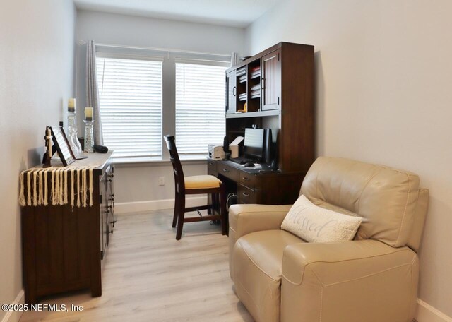 11466 Leatherback Ct, Jacksonville, FL 32256 - office space featuring baseboards and light wood-type flooring