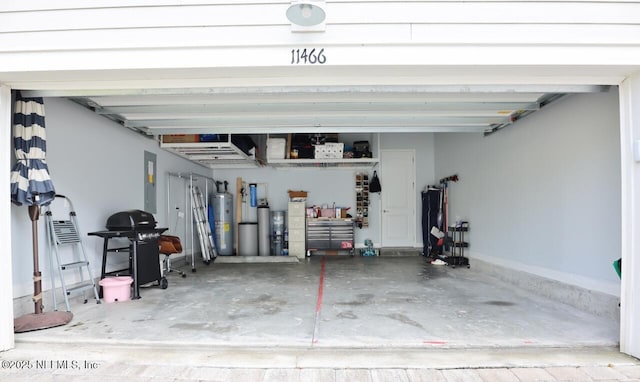 11466 Leatherback Ct, Jacksonville, FL 32256 - garage with electric water heater