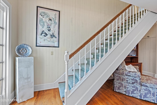 819 Lasalle St Unit 819, Jacksonville, FL 32207 - stairs with baseboards and wood finished floors