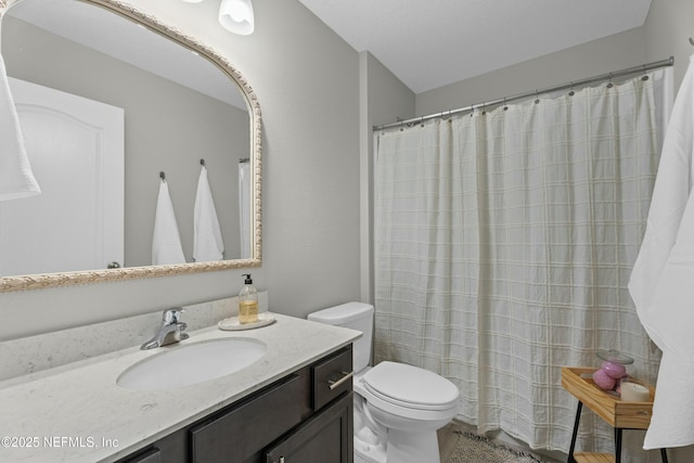 14 Balmoral Castle Dr, Saint Johns, FL 32259 - full bath with vanity, a shower with curtain, and toilet