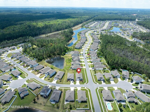 14 Balmoral Castle Dr, Saint Johns, FL 32259 - aerial view featuring a forest view, a residential view, and a water view