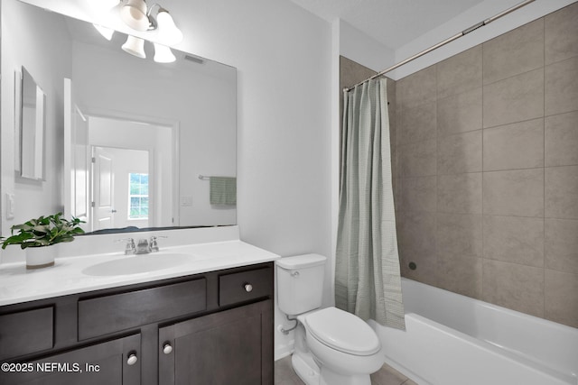 119 Cypress Banks Dr, Saint Johns, FL 32259 - full bathroom with toilet, vanity, and shower / tub combo