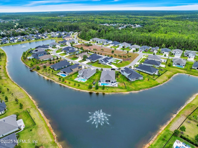 119 Cypress Banks Dr, Saint Johns, FL 32259 - aerial perspective of suburban area featuring a heavily wooded area and a nearby body of water