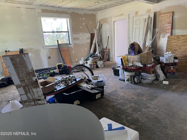 1103 Palm Cir, Jacksonville Beach, FL 32250 - miscellaneous room with crown molding