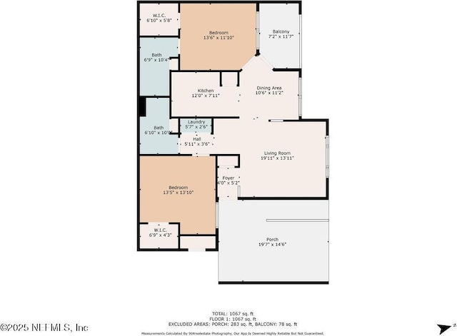 7800 Point Meadows Dr Unit 123, Jacksonville, FL 32256 - view of layout