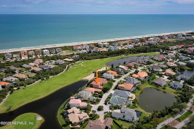 9 Cypresswood Dr, Palm Coast, FL 32137 - drone / aerial view with a residential view and a water view