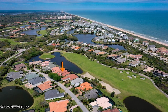 9 Cypresswood Dr, Palm Coast, FL 32137 - bird's eye view with a residential view and a water view