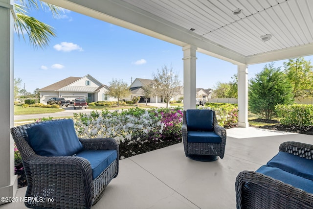 211 Bronson Pkwy, Saint Augustine, FL 32095 - view of patio / terrace featuring a residential view
