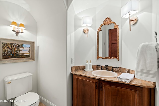 113 Cutter Ct, Ponte Vedra Beach, FL 32082 - bathroom featuring vanity, baseboards, and toilet