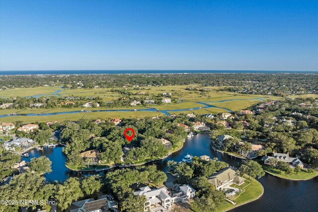 113 Cutter Ct, Ponte Vedra Beach, FL 32082 - drone / aerial view with a water view and a residential view