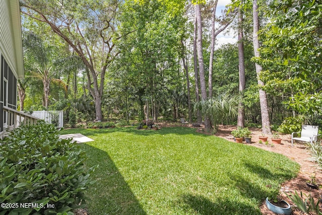 view of yard