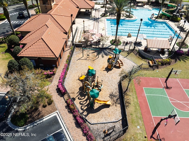 bird's eye view