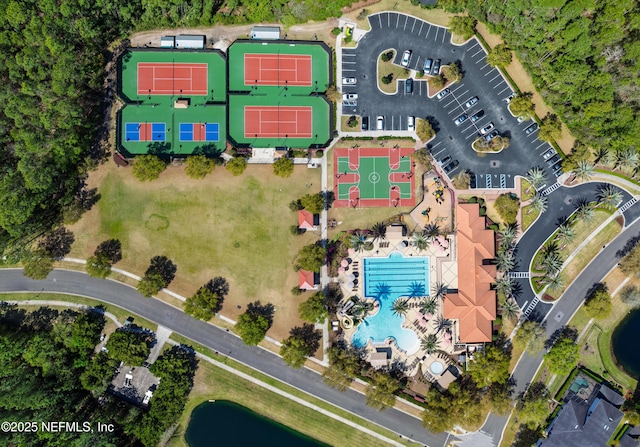 drone / aerial view