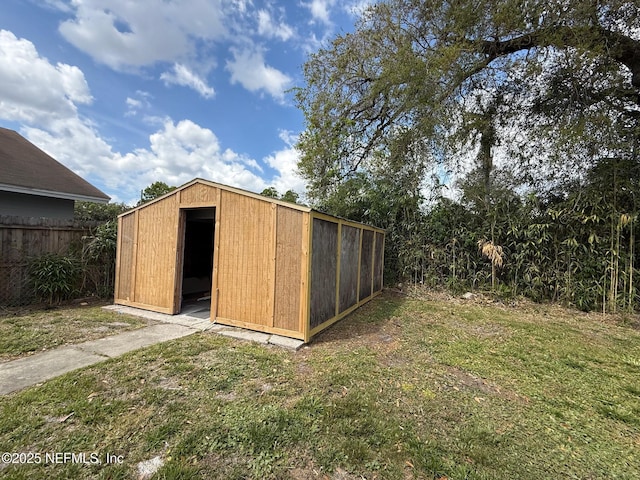5521 Sabena Rd, Jacksonville, FL 32207 - view of shed featuring fence