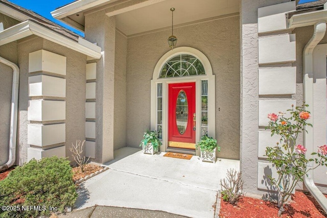 388 Lolly Ln, Saint Johns, FL 32259 - entrance to property featuring stucco siding