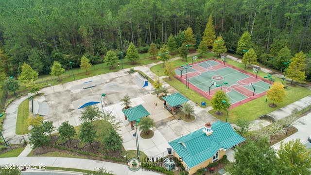 388 Lolly Ln, Saint Johns, FL 32259 - drone / aerial view featuring a forest view