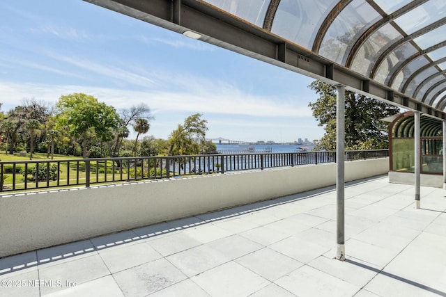 2280 Shepard St Unit 603, Jacksonville, FL 32211 - view of patio with a water view