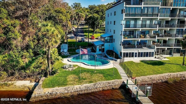 2280 Shepard St Unit 603, Jacksonville, FL 32211 - drone / aerial view featuring a water view