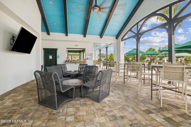281 Tintamarre Dr, Saint Augustine, FL 32092 - view of patio featuring outdoor dry bar