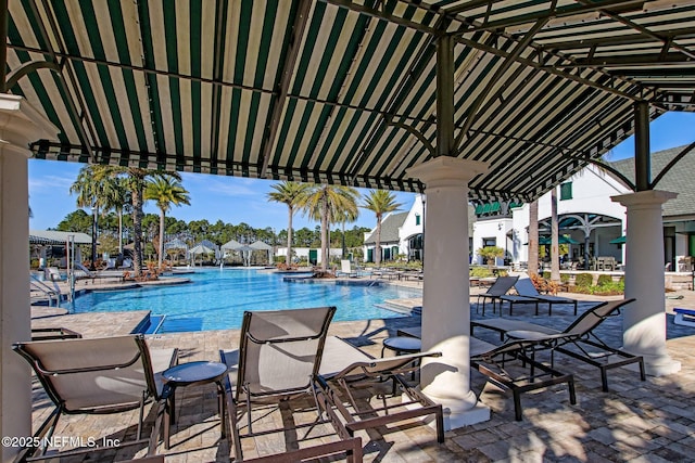 281 Tintamarre Dr, Saint Augustine, FL 32092 - view of pool featuring a patio area