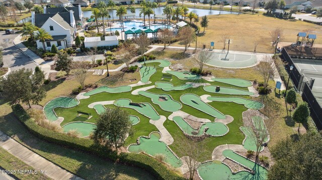 281 Tintamarre Dr, Saint Augustine, FL 32092 - aerial view with a water view