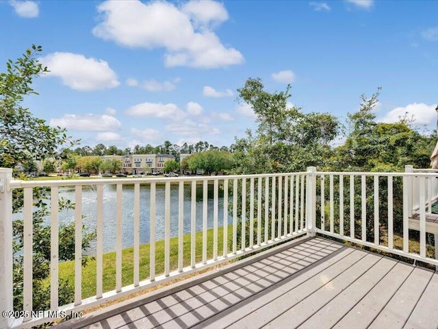 4442 Capital Dome Dr, Jacksonville, FL 32246 - deck with a water view