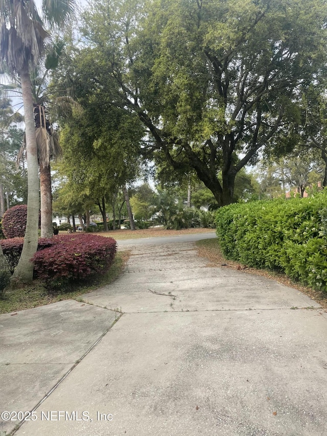 view of road