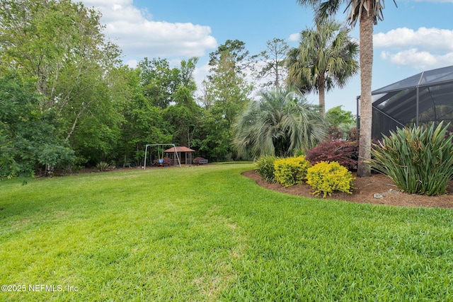 553 S Bridge Creek Dr, Saint Johns, FL 32259 - view of yard with glass enclosure