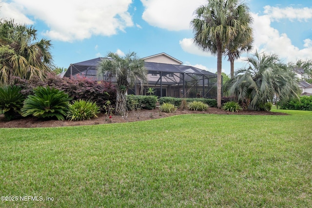 553 S Bridge Creek Dr, Saint Johns, FL 32259 - view of yard with a lanai