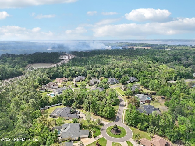 553 S Bridge Creek Dr, Saint Johns, FL 32259 - birds eye view of property with a wooded view