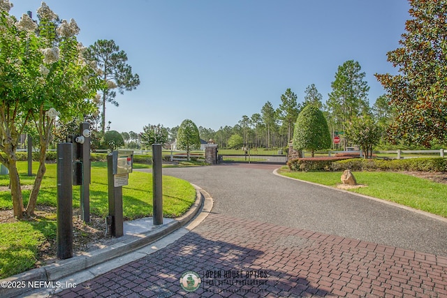 9921 Derby Gate Ct, Jacksonville, FL 32219 - surrounding community with driveway and a lawn